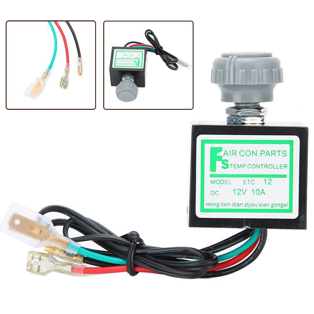 Car Air Conditioner Electronic Temperature Control ABS Material 12V 10A