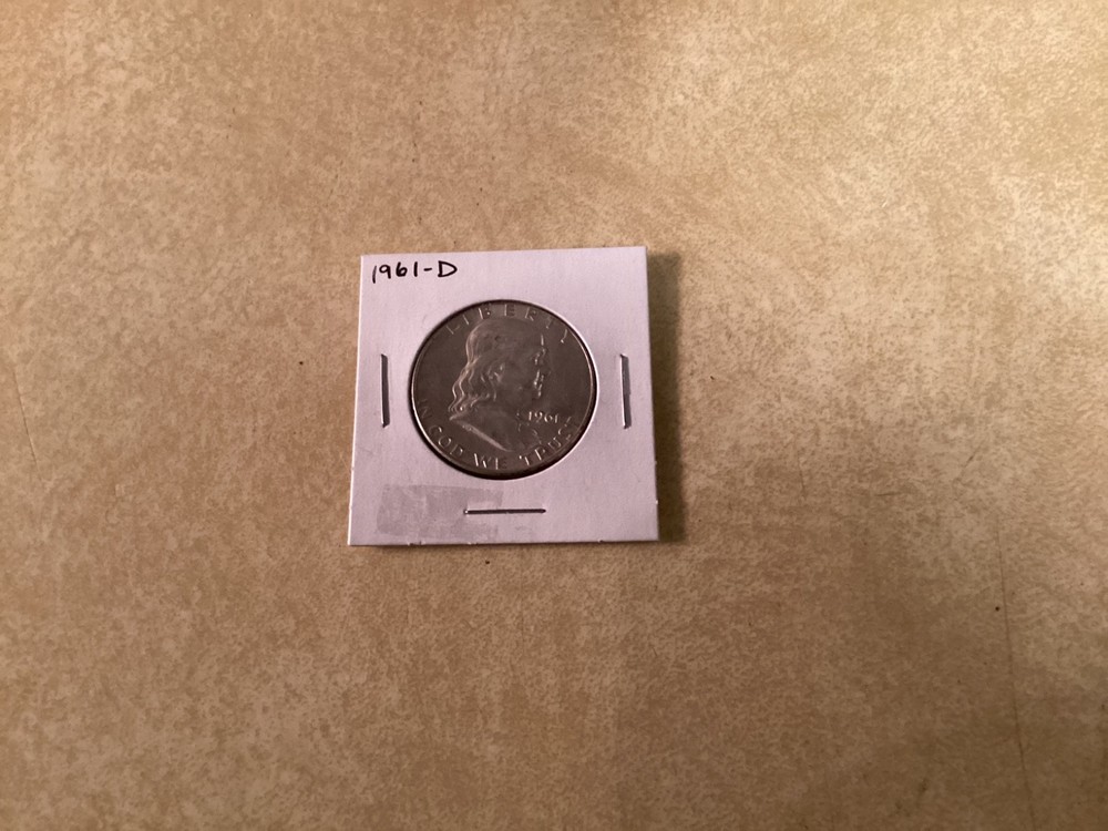 SILVER 1961 D FRANKLIN HALF DOLLAR