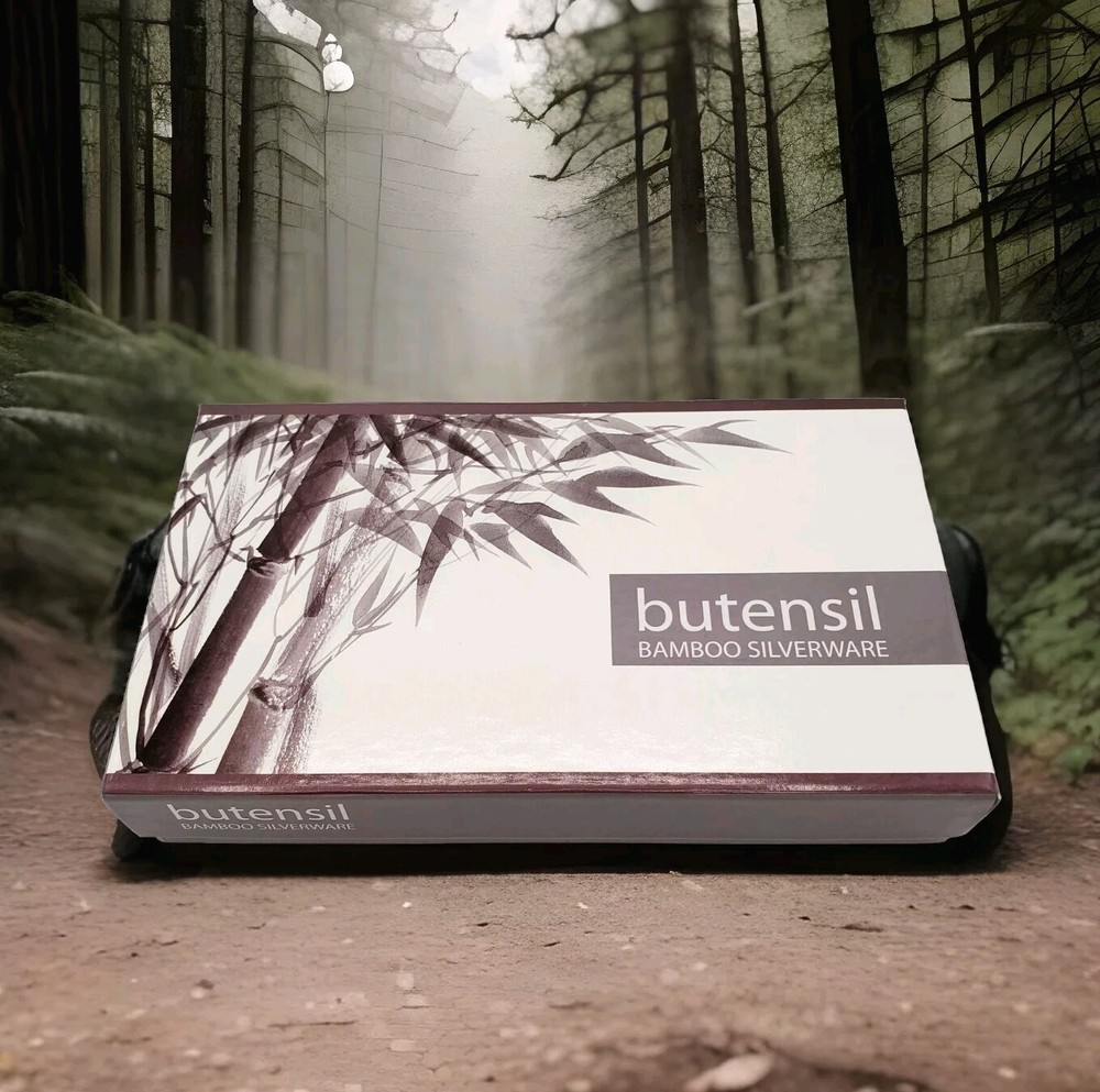 Butensil Bamboo Utensils Set Eco-Friendly Kitchen Flatware