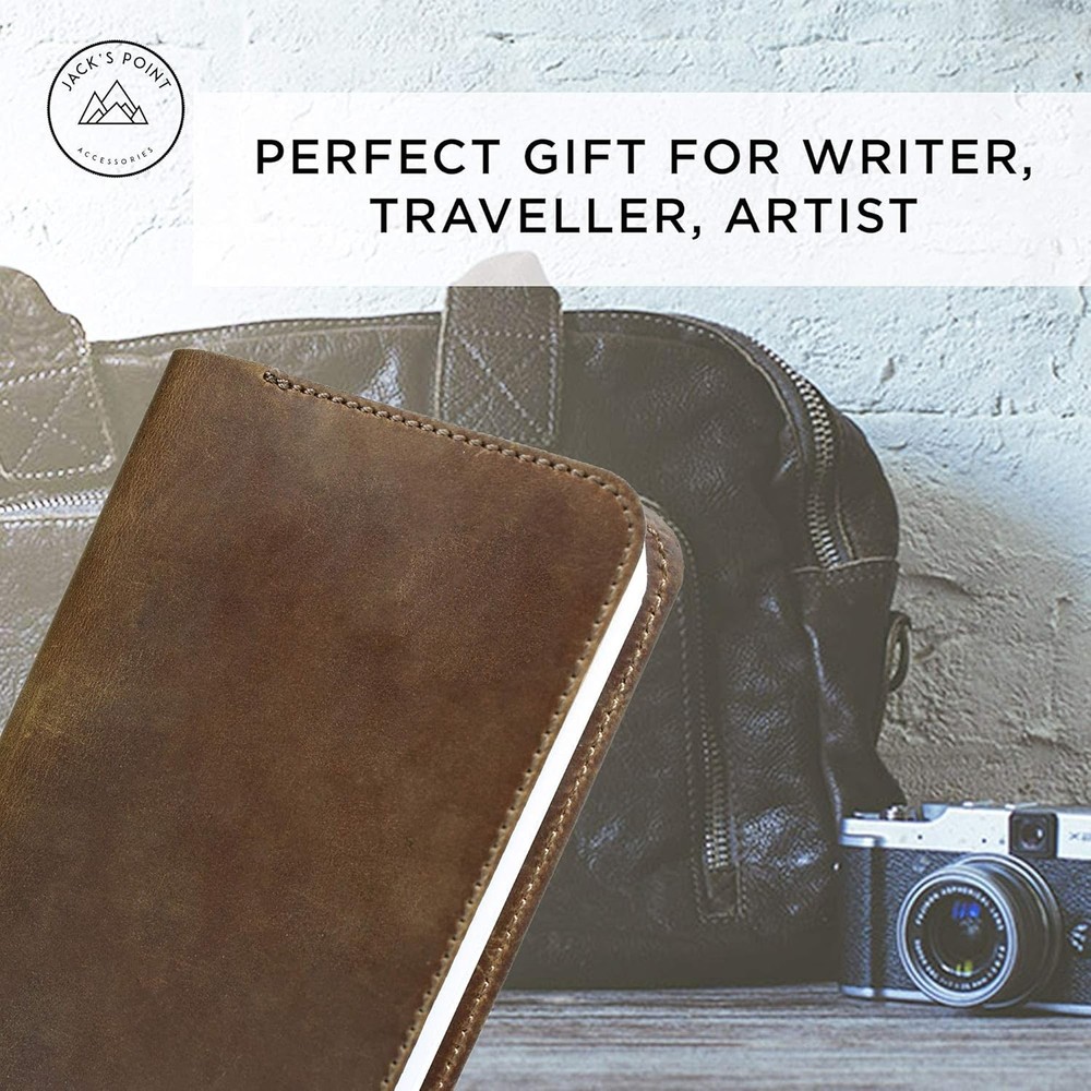 Leather Field Notes Cover for Memo - Pocket Sized Notebook, fits...
