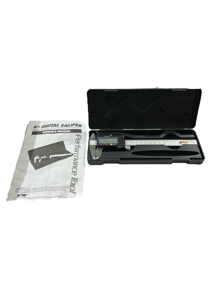 PERFORMANCE TOOL 6" DIGITAL CALIPER (me-jp) (PBR101333)