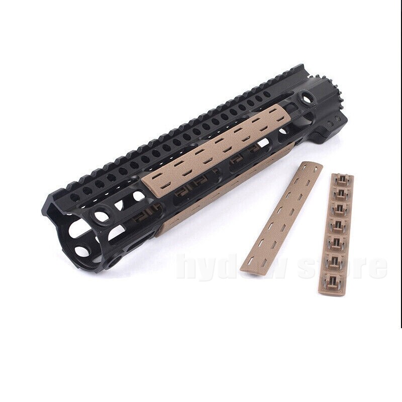 5 PCS 5.5" M-lok Protector Resistant Plastic Rail Cover for Mlok System