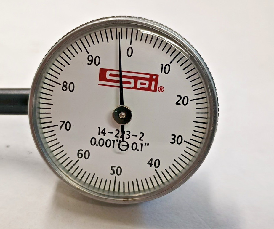 SPI Back Plunger Dial Indicator 1" Range 14-223-2