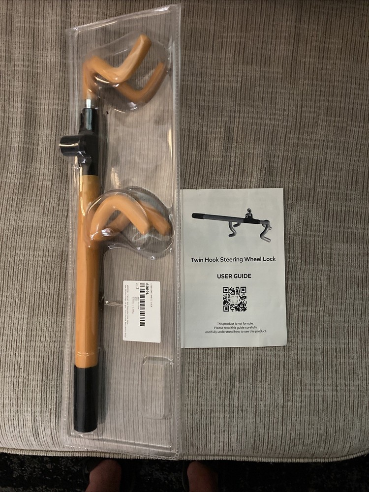 Twin Hook Steering Wheel Lock