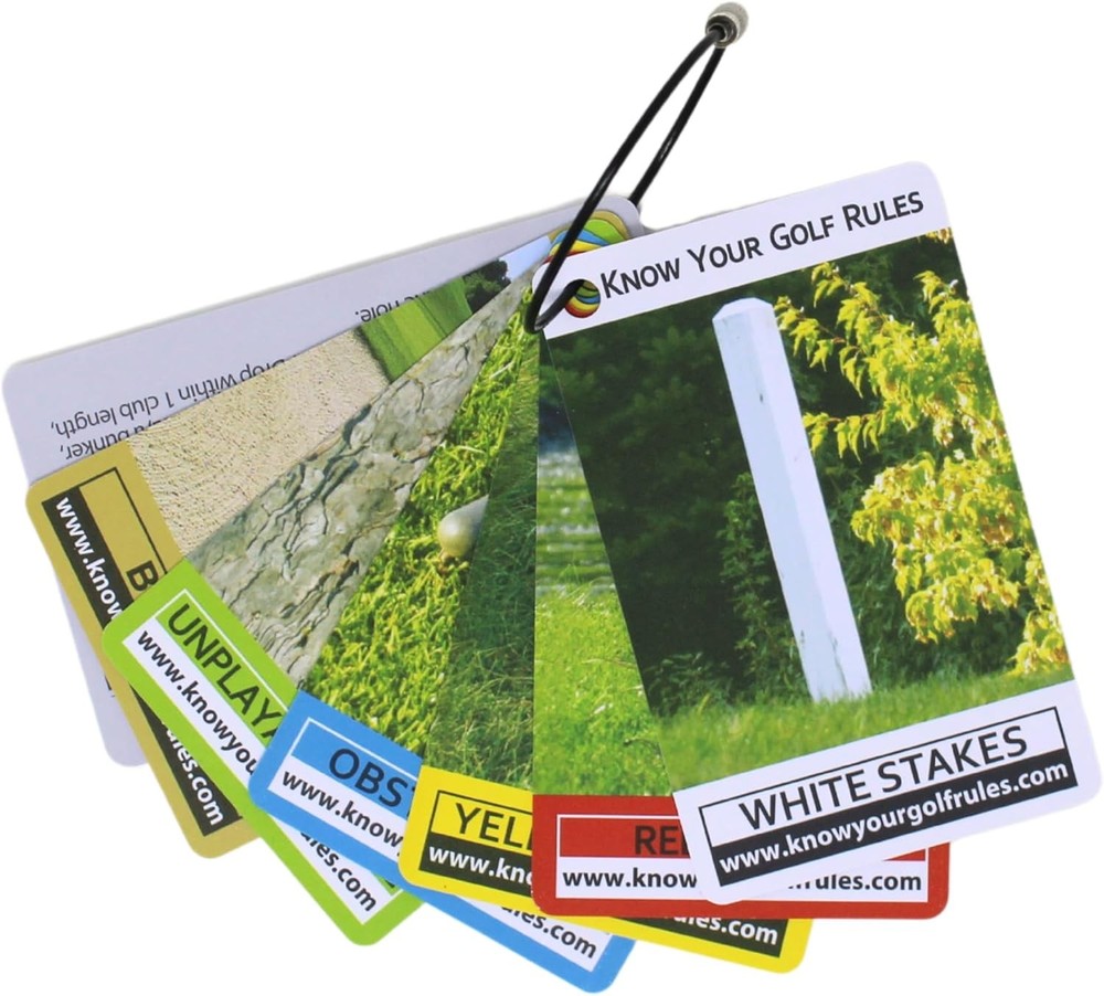 Rule Tags for Your Golf Bag - Golf's Most Common Rules Made Easy | Updated with