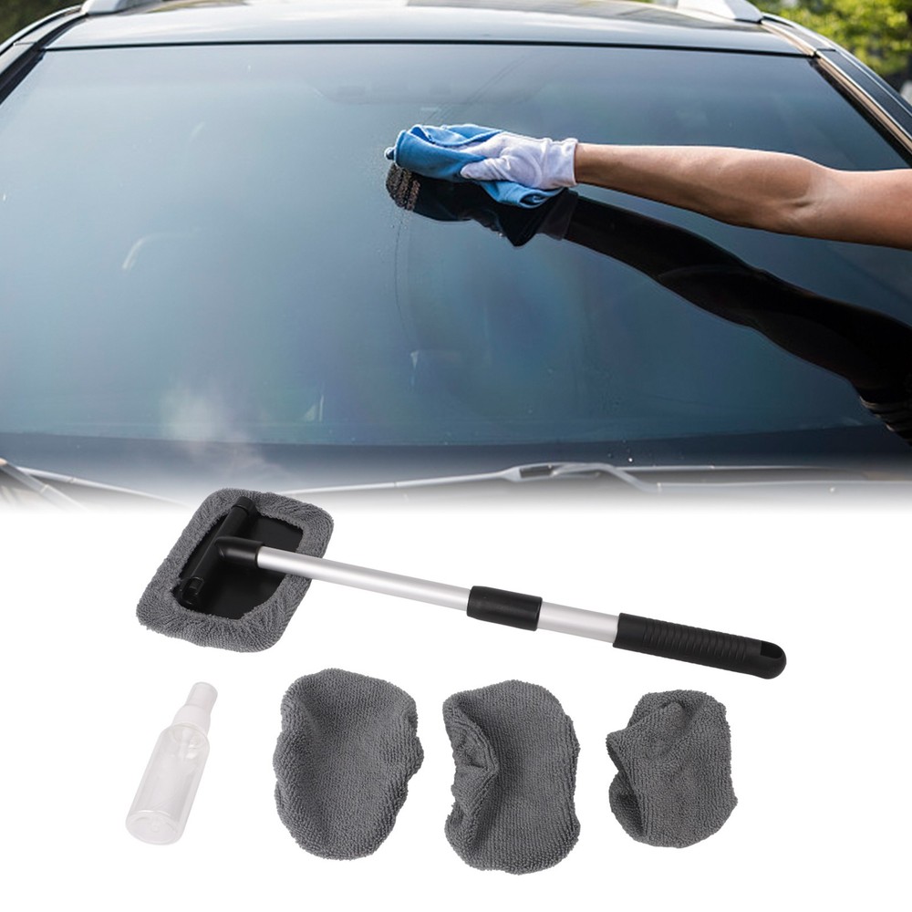 Car Wash Brush Ergonomic Design Extendable Handle Multi-Purpose Use Car Cleaning