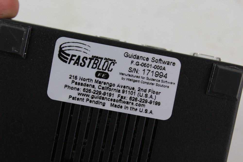 FASTBLOC FE GUIDANCE SOFTWARE SYSTEM hardware module NO POWER CABLE