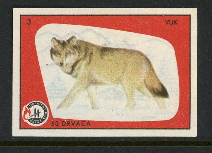Drvaca Match Box Label