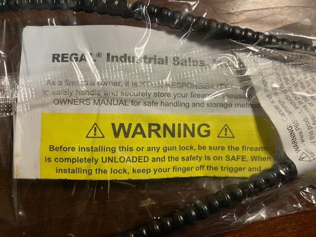 Regal R15SC3 6007 Firearm Cable Lock