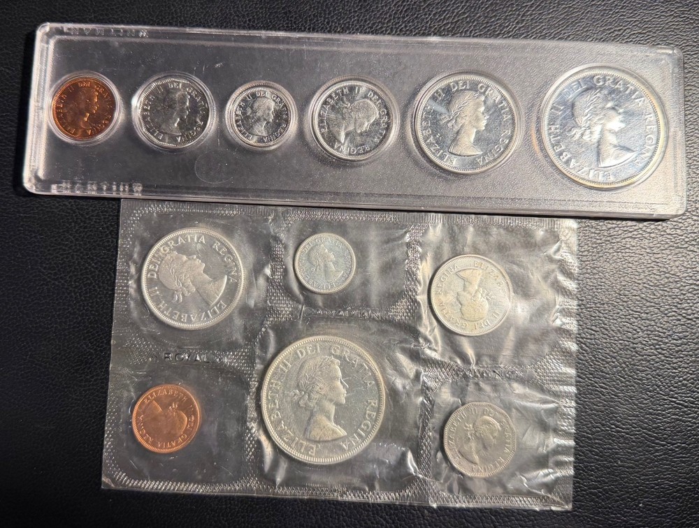 Canada 1960 - 1961 Proof Like Sets in holders