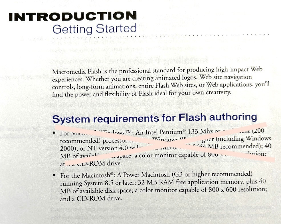 MACROMEDIA FLASH 5 for MAC - EDUCATION version, 2 books and install CD