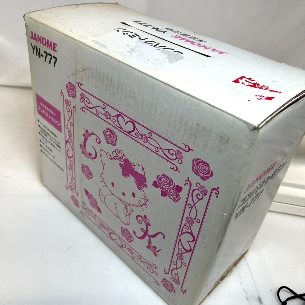 Janome Hello Kitty compact sewing machine YN-777 Operation confirmed Beginner JP