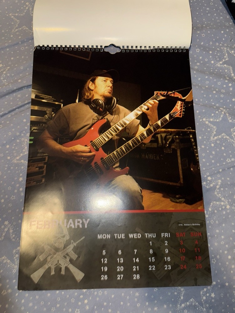Iron Maiden Calendar 2007