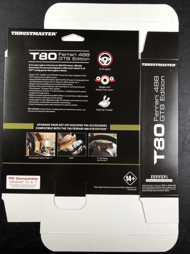 Thrustmaster PlayStation Xbox Wheel & Sticks - Store Use Display Boxes Only