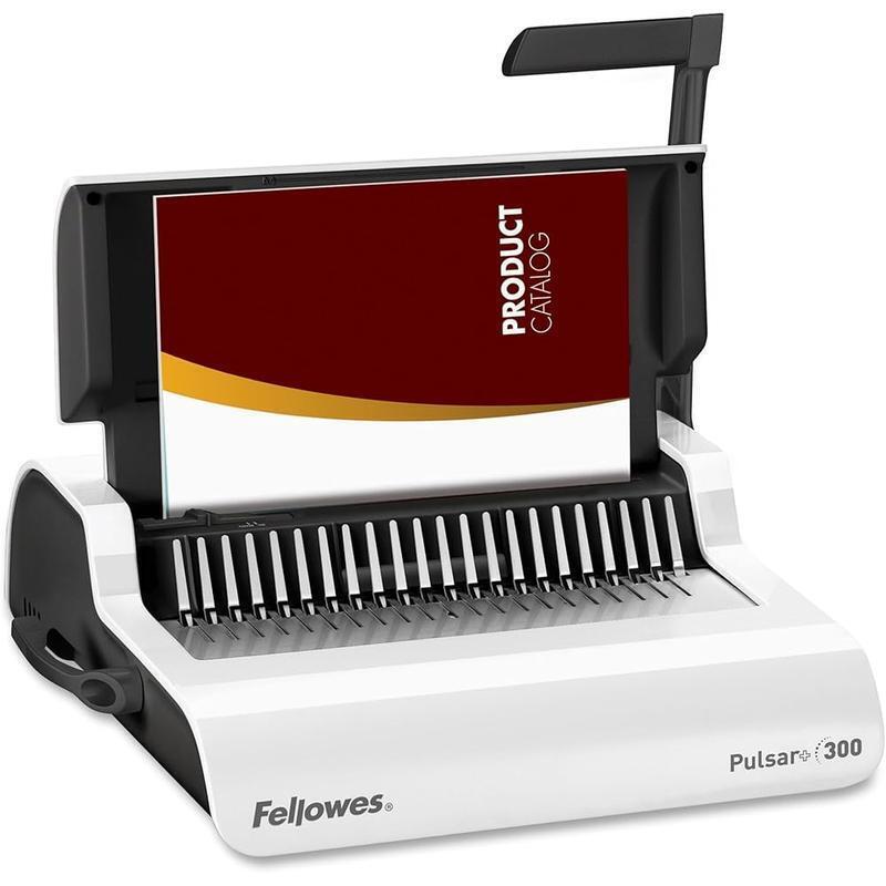 Binding Machine Comb Manual Punch 300 Sheets Edge Guide Storage Accurate Durable