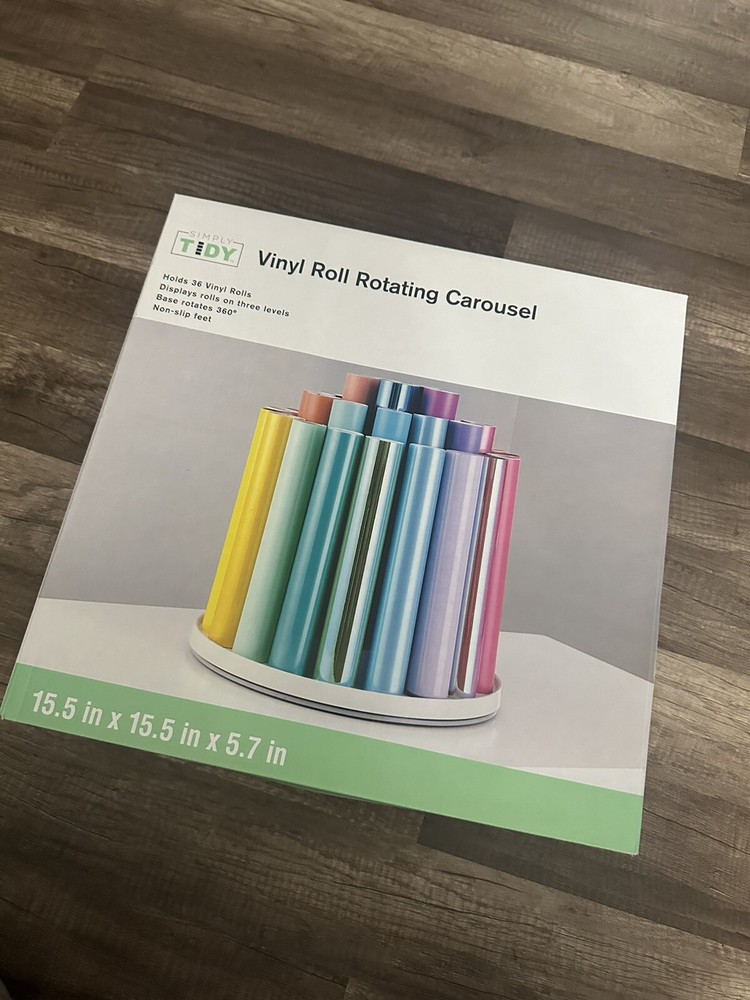 Simply Tidy Vinyl Roll Rotating Carousel