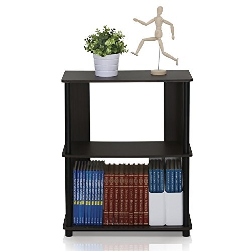 Jaya Simple Design Walnut Bookcase