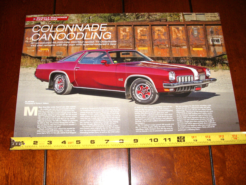 1973 OLDSMOBILE 442 ORIGINAL 2017 ARTICLE