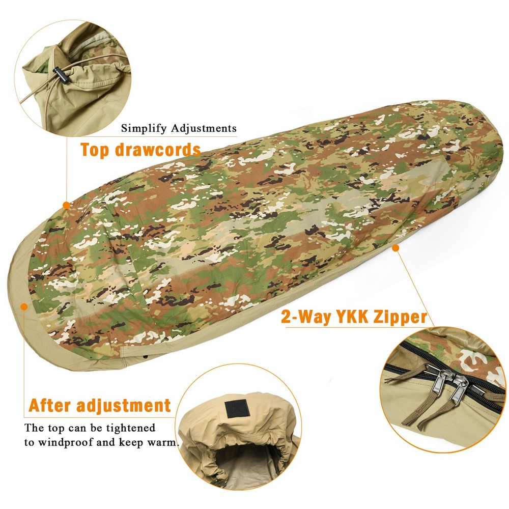 Modular Bivy Cover OCP Waterproof Sleeping Bag Shell MSS Tactical Outer Layer