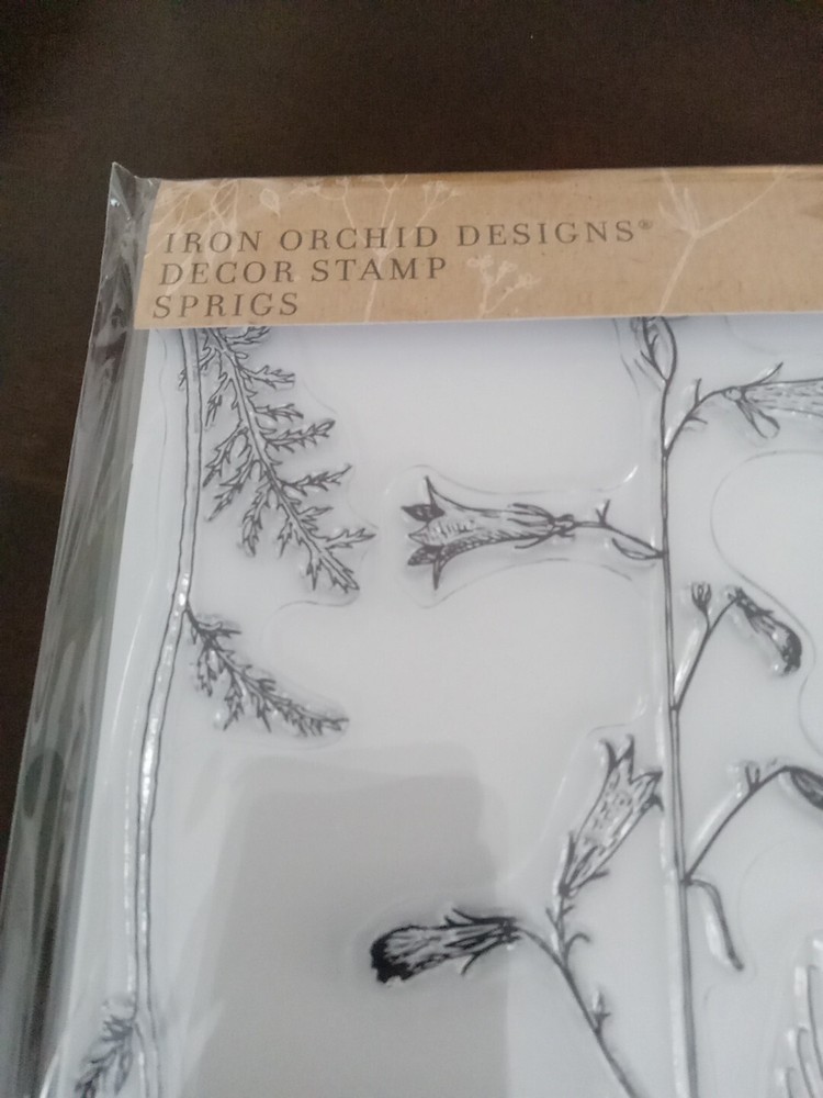 New IOD Decor "Sprigs" Stamp