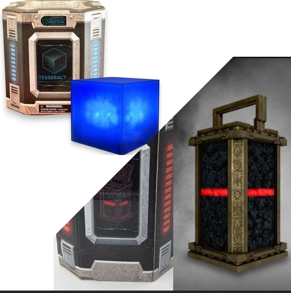 Disney Marvel Avengers Guardians Bundle Tessaract and Aether Infinity Stone, NEW