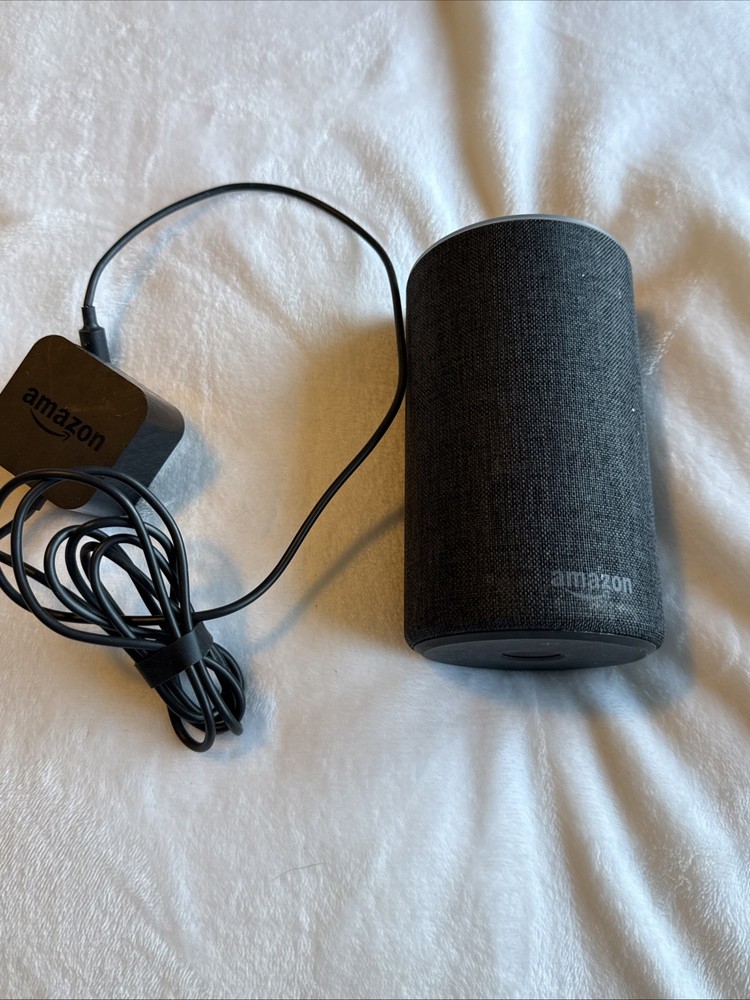 Amazon Echo (2nd Generation) Smart Assistant - Charcoal Fabric