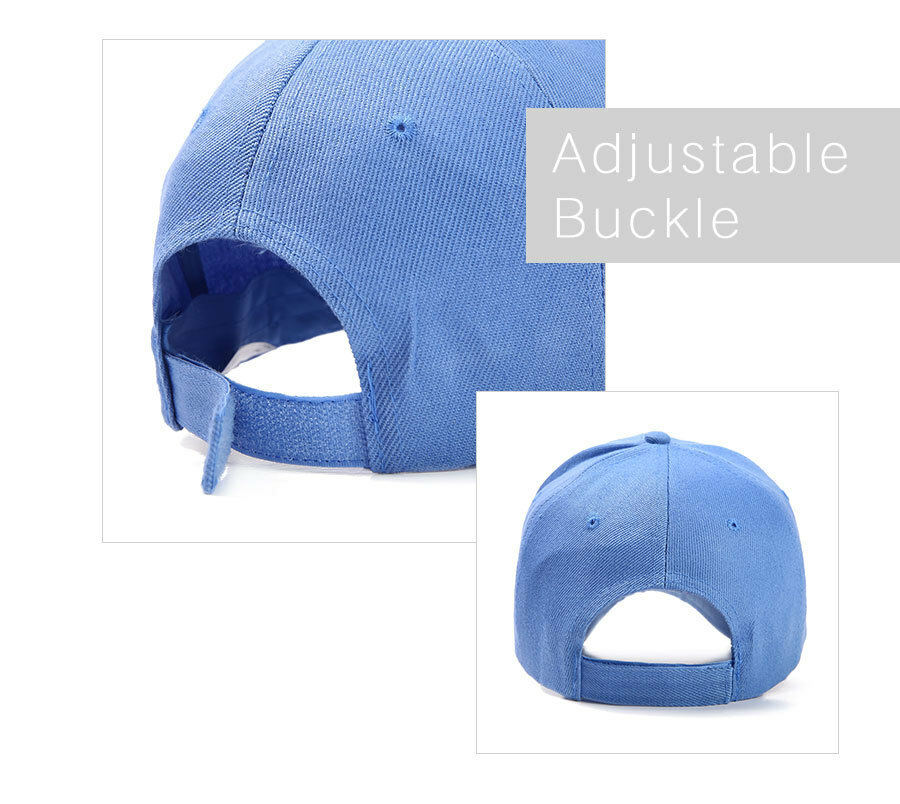 Mens Womens Baseball Cap Strap Back Adjustable Blank Plain Solid Hat Visor Caps