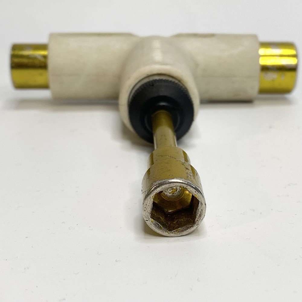 Silver Skateboard Tool Beige/Gold/ Chrome
