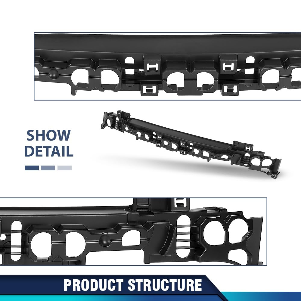 Front Bumper Impact Absorber for Explorer 2018 2019 Black