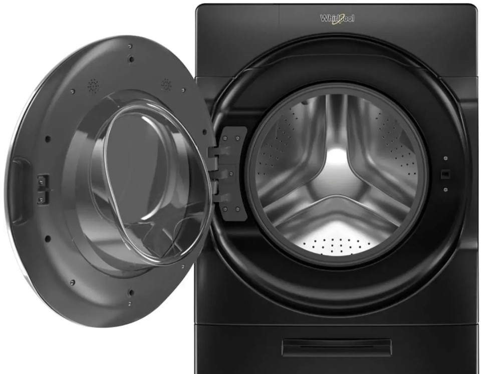 Whirlpool 5.0 Cu. Ft. Stackable Smart Front Load Washer - WFW9620HBK