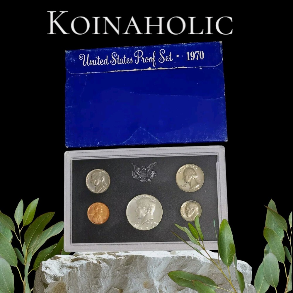 1970 S SILVER Proof Set, OGP Packaging, Clean Box, Pulled From Storage, Fast 🚢