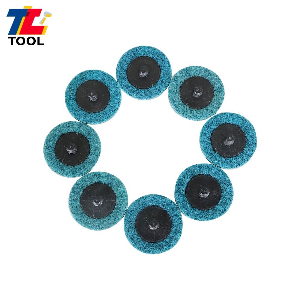 50Pcs 2" Fine Surface Conditioning Discs Roll Lock Grinder Sanding Pads