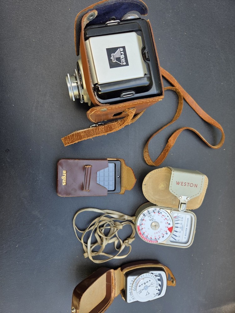 Argus Analog Exposure Meter for Camera with Case
