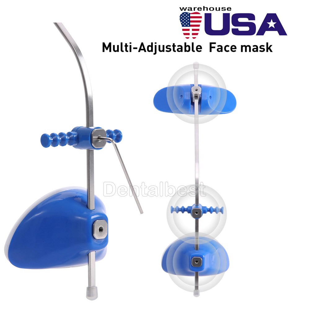 AZDENT Dental Orthodontic Reverse Pull Headgear Facemask Mascara Adjustable