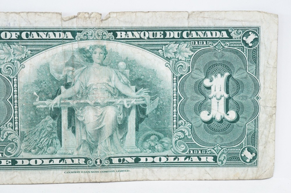 1937 Canada $1 Note Circulated (nb388)