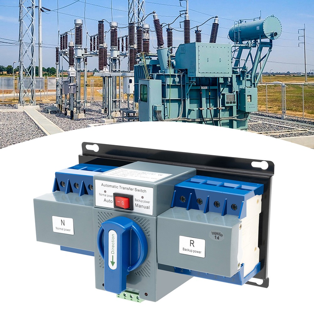 Dual Power Automatic Transfer Switch Generator Changeover Switch CB Level 63A 4P