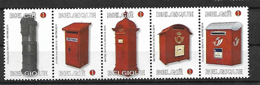 diffirent postboxes