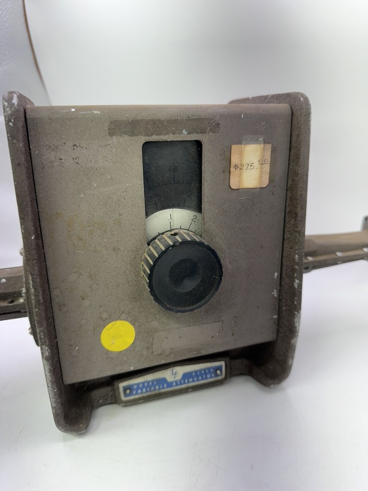 Vintage HP MODEL X382A VARIABLE ATTENUATOR Waveguide