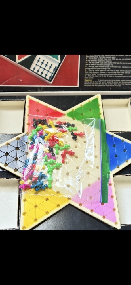 Retro Vintage Grace Chinese Checkers Complete