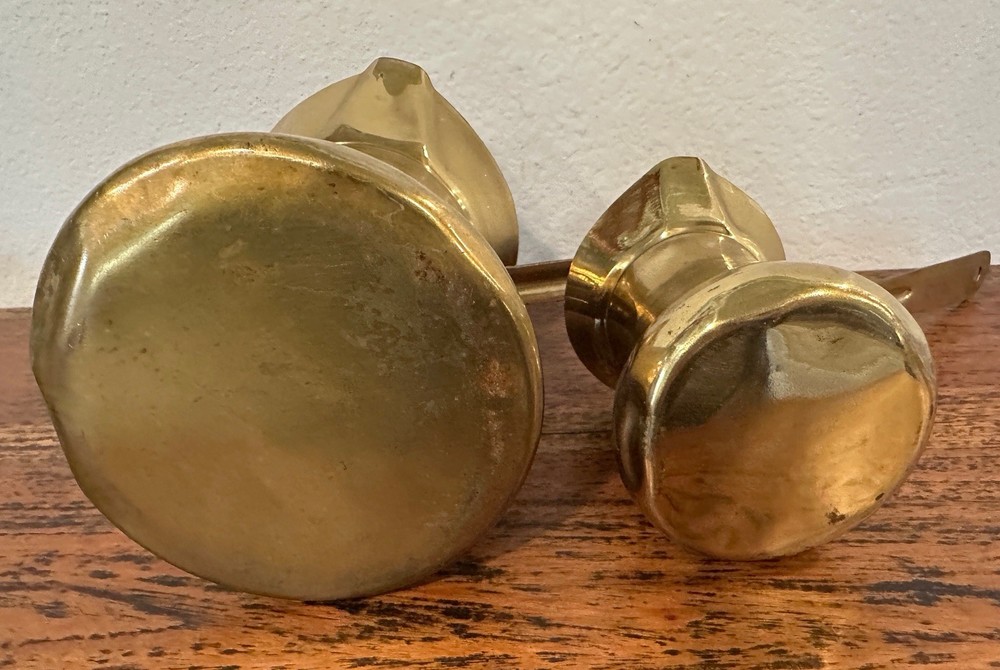 Turkish Brass Coffee Servers Set Of 2