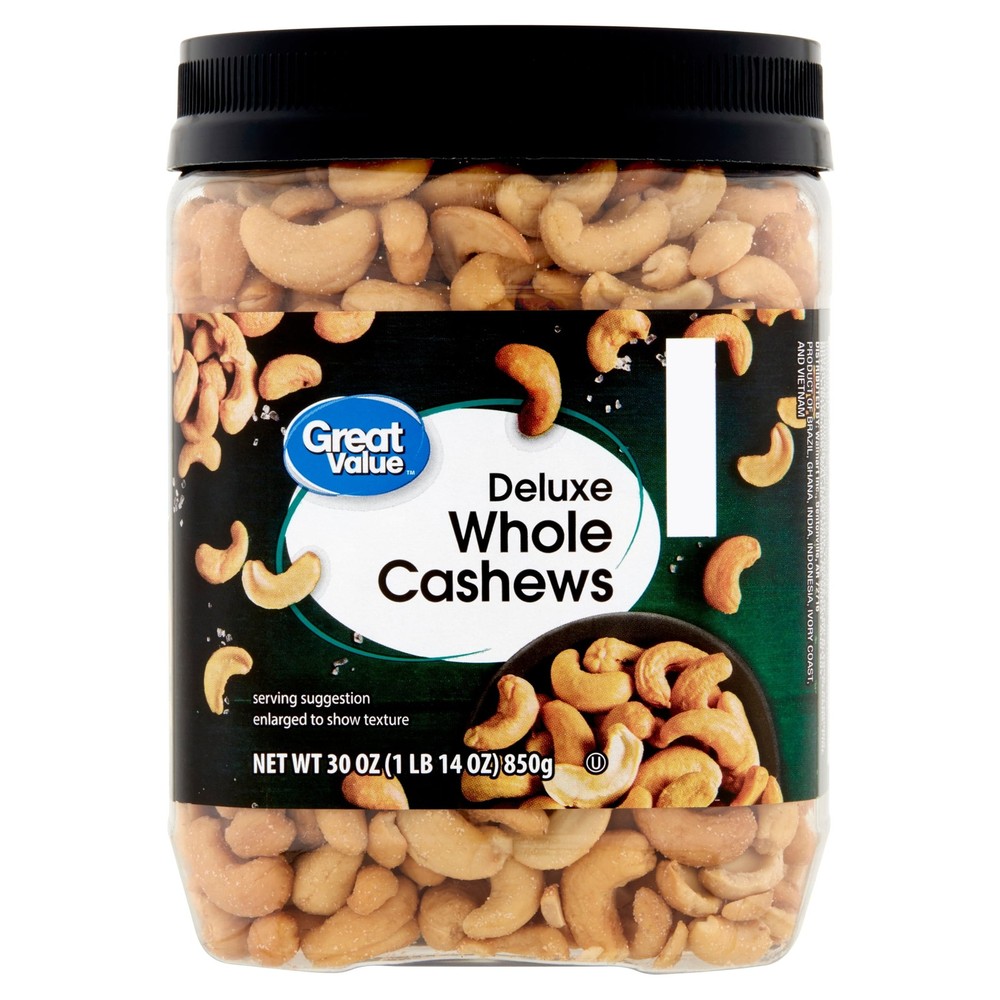 Deluxe Cashews, 30 oz