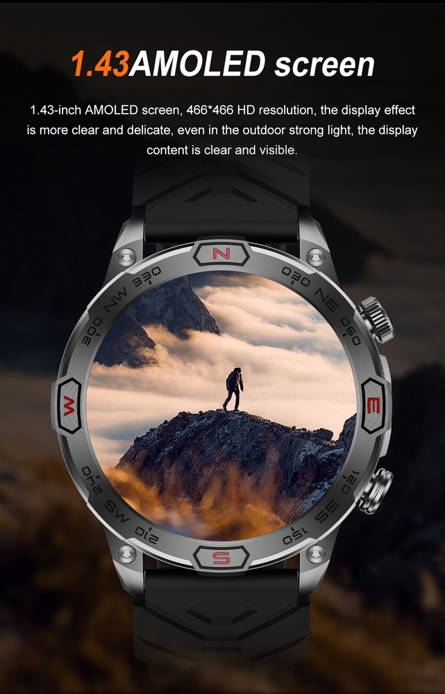 Full Touch Screen Smartwatch with Step Counting and Calorie Calculation For IOS