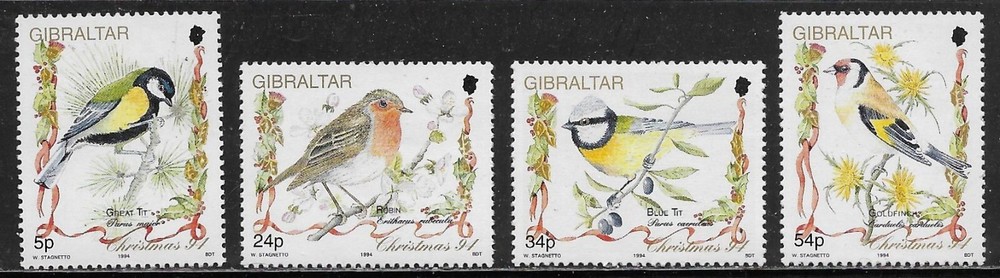 Gibraltar Scott #'s 668 - 671 MNH