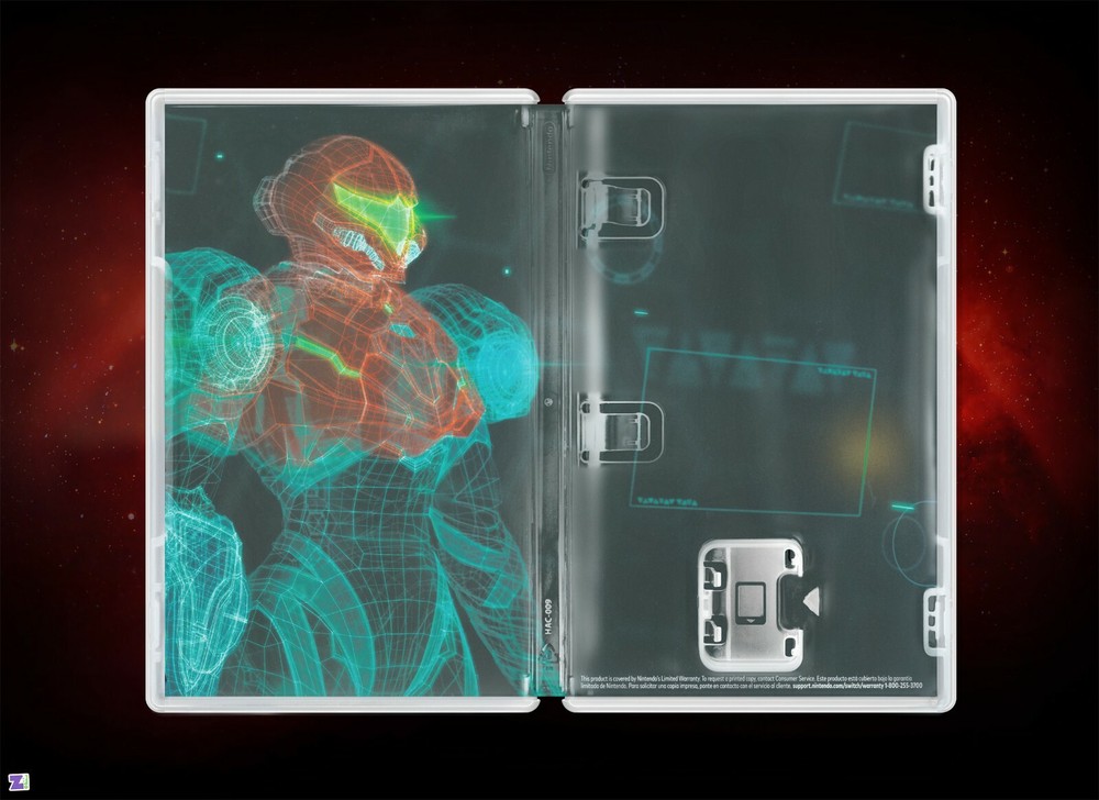 Metroid Dread COVER ART: Replacement Insert & Case for Nintendo Switch