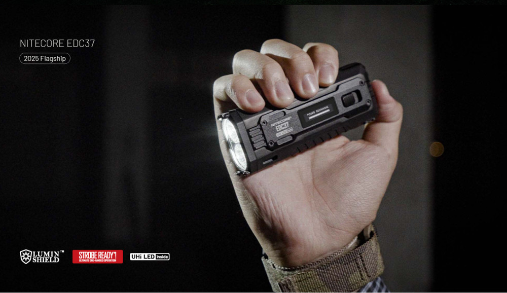 Nitecore EDC37 USB-C Charging 8000 Lumens LED Torch Flashlight