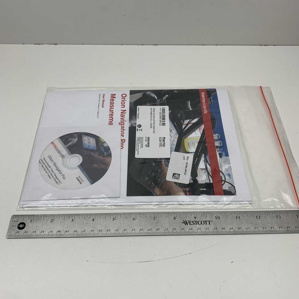 Thermo Orion Versa Star Navigator Pro Computer Measurement Software License CD