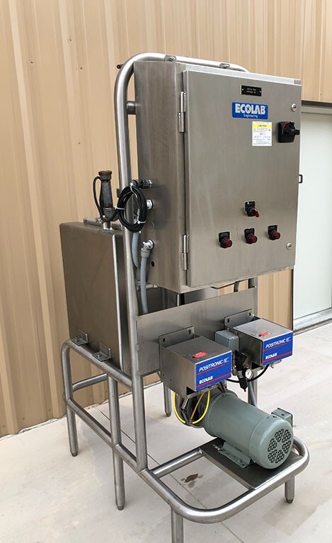 Ecolab Model C Single Tank CIP System, Clean In Place Process Skid