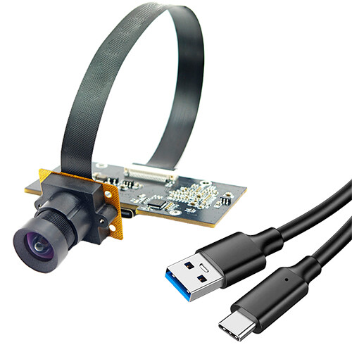 USB &Type-C Fixed Focus Camera Module HD 4K 8MP OS08A10 Sensor w/ UVC Protocol