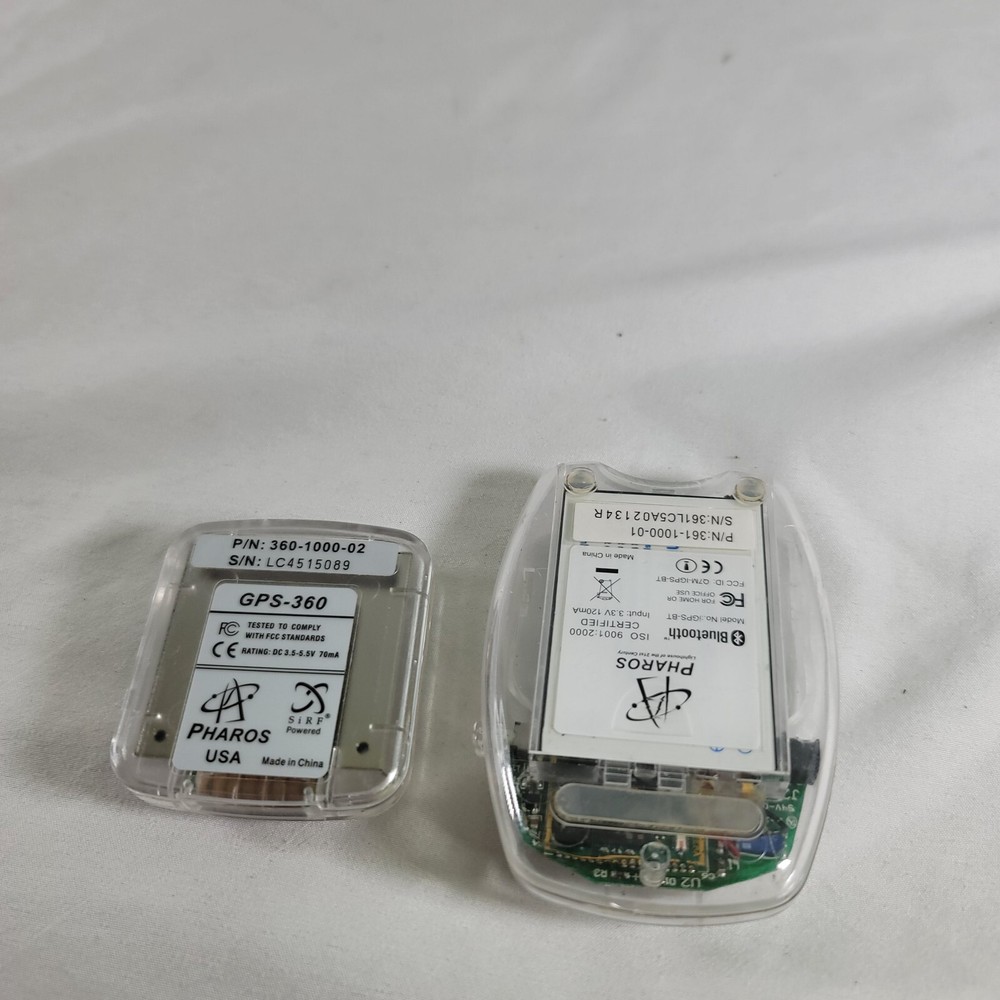 Pharos iGPS-BT GPS Receiver Bluetooth Dock Cradle - Tested