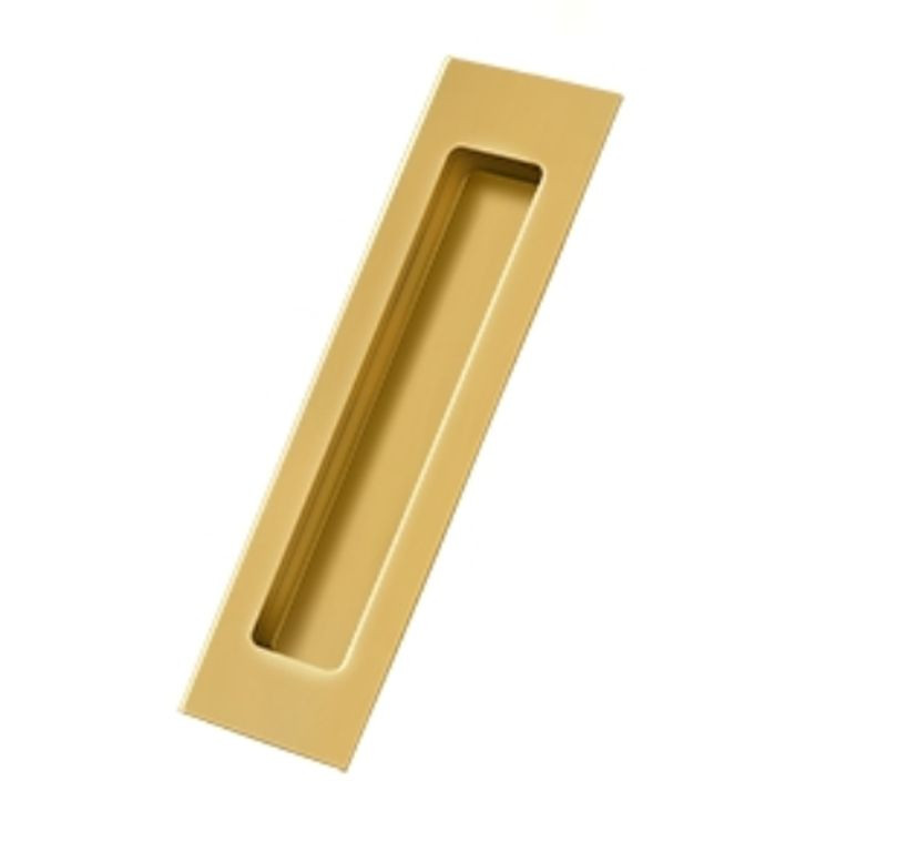 Deltana Solid Brass Rectangular Flush Pull 7" x 1-7/8" x 3/8" - 11 Variations
